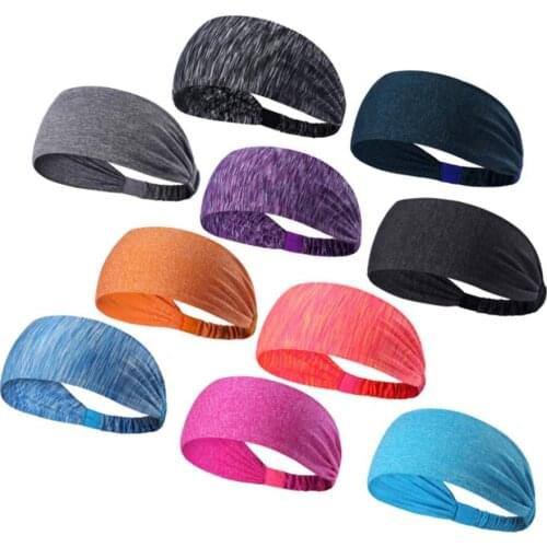 Women Sports Yoga Hairband Antiperspirant Turban Quick-Drying Sweatband Hairband Running Fitness Headband