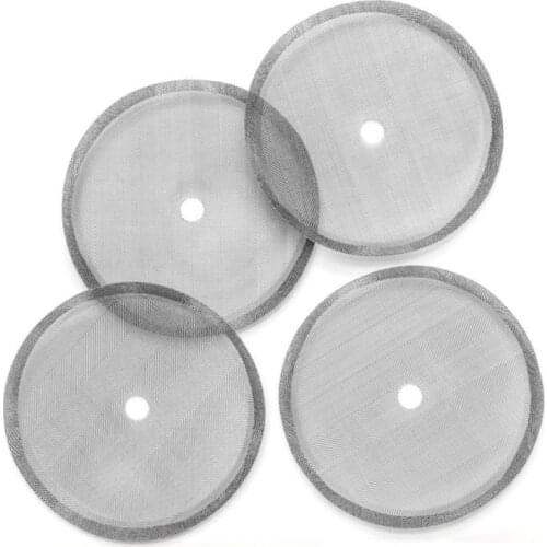 5 Pcs Coffee Press Filter Mesh Net Portable Removable Pressure Pot Filter Stainless Steel French Press Coffee Maker