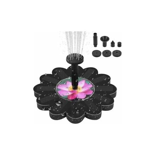 17cm Solar Water Fountain Pool Pond Waterfall Fountain Garden Decoration Outdoor Bird Bath Solar Powered Fountain Floating Water