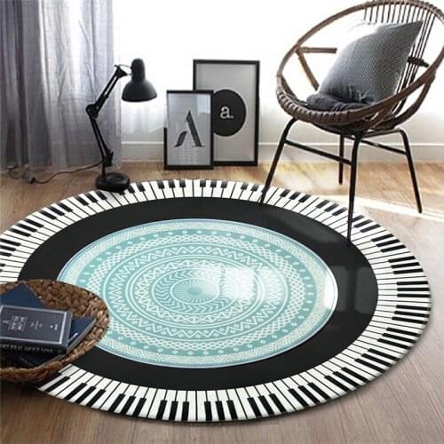 Geometric round carpet Modern minimalist Nordic abstract style Carpets for Living room bedroom home study Room large Area Rugs