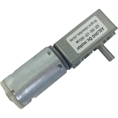 JGY-395 Turbo Worm Permanent Magnet DC Gear Motor 385 Carbon Brush Small Motor