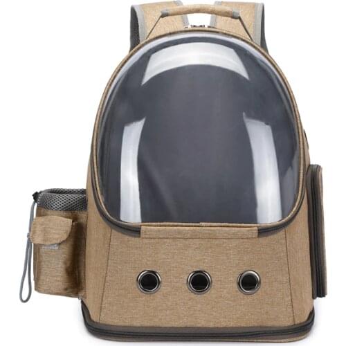 Space Cat Backpack Fashionable Transparent Breathable Cat Dog Bag Folding Pet Bag