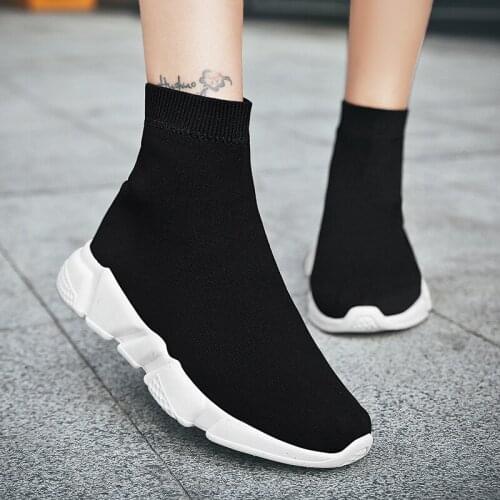 Women Shoes Summer Sock Shoes Unisex Sneakers Women Vulcanized Shoes Slip-On Casual Shoes Woman Zapatos Mujer Chaussures Femme