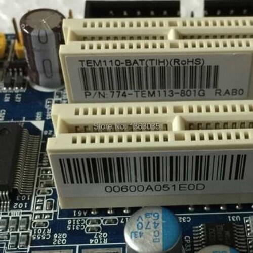 TEM110-BAT(TIH) TEM110-04A industrial motherboard tested working
