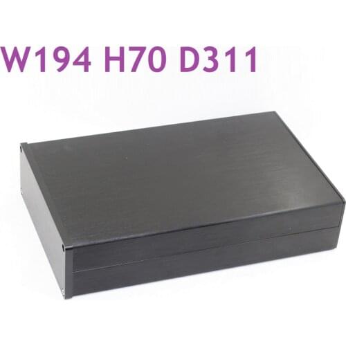 Size W194 H70 L311 All aluminum case 1907A ear amplifier / amplifier case Preamplifier DIY case