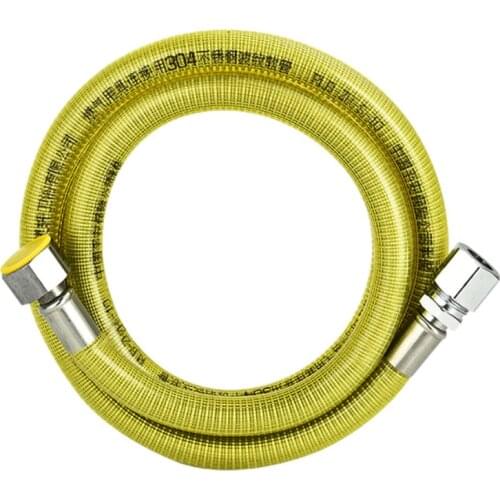 1Pc Metal Corrugated Hose 304 Stainless Steel Gas Pipe Natural Gas Gas Stove Gas Cooker Water Heater Accessories Multiple Models