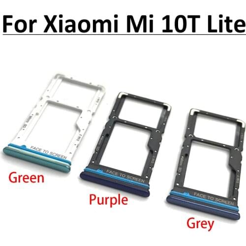 10Pcs/Lot, SIM Card Tray Slot Holder Adapter Accessories For Xiaomi Mi 10T Mi10T Lite