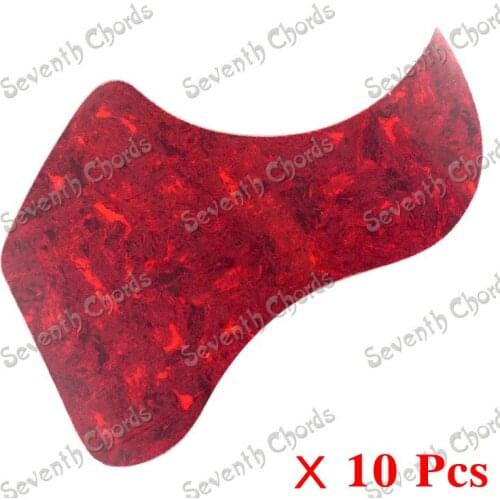 10 Pcs Red 40 " 41 " Folk Acoustic Guitar Pickguard Pick Guard Anti-scratch Plate MJTB-RED-1008