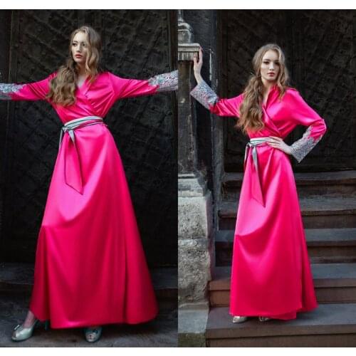 2020 Bridal Gowns Prom Party Dress Women Robe Wedding Dresses Lace Silk Satin Nightdress Nightgown Sleepwear