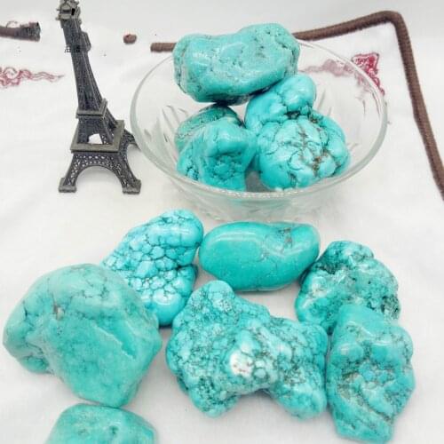 500g Crystal Turquoise Broken Large Particles Buddha For Man Shop Aquarium Decoration Bonsai Purification Degauss Wholesale