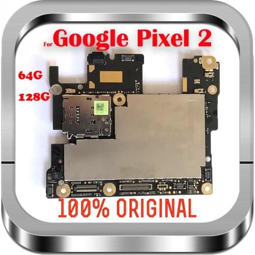 64GB 128GB For LG Google Pixel 2 Motherboard Android OS Installed Motherboard Original Replaced Mainboard With Full Chips