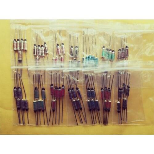 70pcs SF70E to SF240E SEFUSE Cutoffs NEC Thermal Fuse 10A 250V Assortment Kit