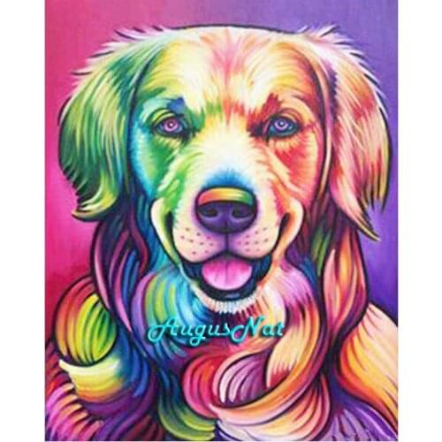 Dog diamond painting full drill animals diamond embroidery 5d diy crystal resin beads diamond cross stitch wall art craft gifts