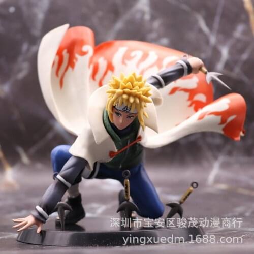 Anime Na Shippuden Yondaime Hokage Namikaze Minato PVC 14CM Action Figure Collectible Model Figurine Kids Gift Toy Doll