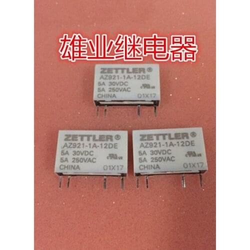 AZ921-1A-12DE AZ921-1AE-12DE Relay 4PIN 5A