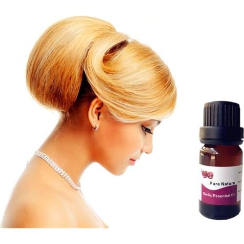Brand Hair Care Hair & Scalp Treatment 100% Pure Garlic Essential Oil Macadamia Nut Oil for Dry and Damaged Hair 10ml/Pcs