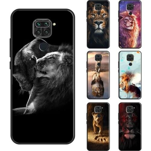 Cool King Lion Case For Xiaomi Redmi Note 10 Pro Note 8 9S 8T Note 9 Pro Coque For Redmi 9T 9C 9A 7A 8A