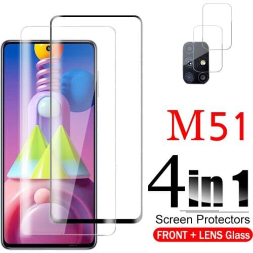 For Samsung Galaxy M51 Glass for Samsung M51 Tempered Glass for Samsung M51 SM-M515F/DSN M515 M 51 6.7" CAMERA Lens Glass