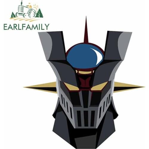 EARLFAMILY 13cm x 11.7cm for Mazinger VAN Car Stickers Waterproof Personality RV Decal Trunk Window RV Refrigerator Decoration