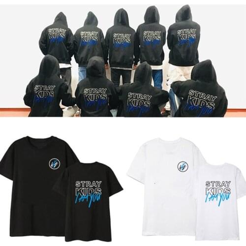 Unisex Stray Kids T-shirt I Am YOU Men Women Casual Cotton HI-STAY Letter Printing Summer Short Sleeve T Shirts Tee Female Top