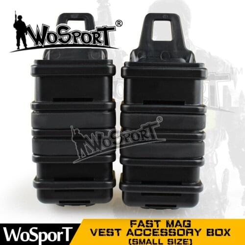 WOSPORT FAST MAG Tactical Vest Accessory Box Pouch Outdoor small Size Many Colors Box for Airsoft Paintball Hunting