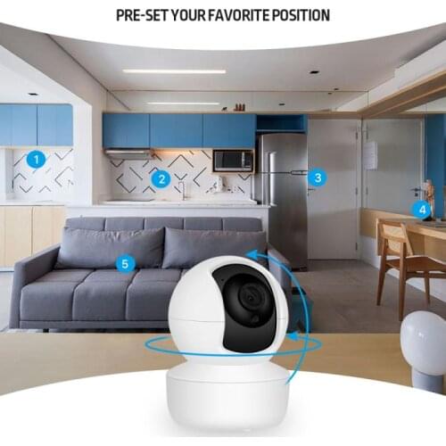 HD IP Waterproof Camera 1080P Outdoor Security PTZ WiFi Camera Auto Tracking Home CCTV Surveillance Baby Monitor Security Camera