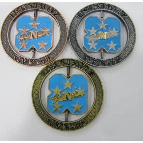 Chinese manufacturers produce stamped coins the most popular star hollow coins