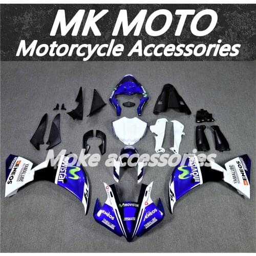 Motorcycle Fairings Kit Fit For Yzf R1 2013-2014 Bodywork Set High Quality ABS Injection New Blue Movstar