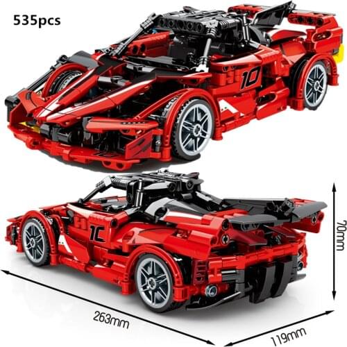 NEW High-Tech Famous Super Sports Car FXXK Model Building Blocks Set Bricks Speed Champions Racing Toys For Children Boys Gifts