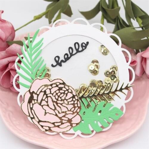 Flowers Metal Cutting Dies Stencil for DIY Scrapbooking Album Embossing Paper Cards Deco Crafts Die Cuts