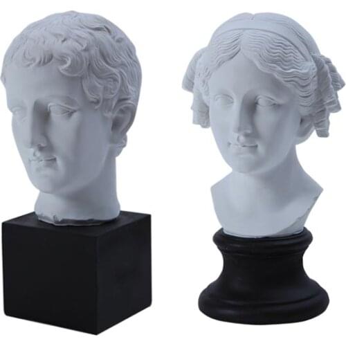 Modern portrait was white men and women of European style living room became soft decoration decoration wall dies