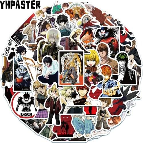 10/30/50Pcs Suspense Reasoning Anime Death Note Graffiti Sticker To Motorcycle Skateboard Laptop Guitar Toy Helmet Car Pegatinas