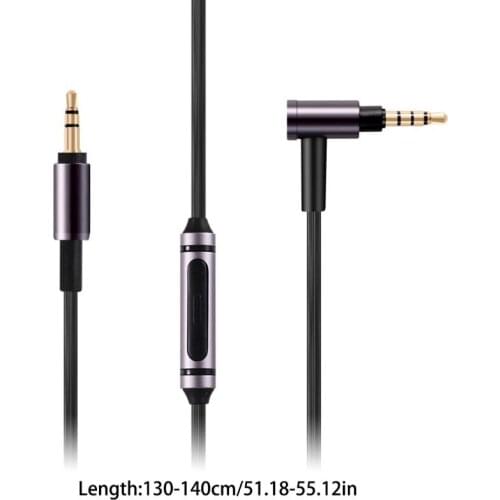 T3EE Replacement Silver Cable Remote Mic For -SONY MDR-100ABN 1A MDR-100X MSR7 WH-1000XM2 XM3 XM4 WH-H900N 800