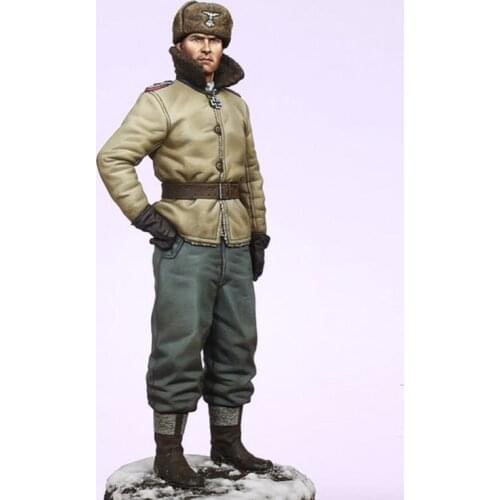 1/16 resin figure soldier model second war Kharkov Max Weng gk hand to do white mold 225