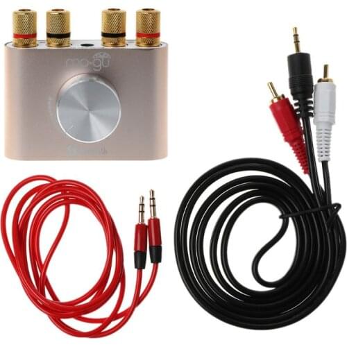 1Set 50W+50W Black Bluetooth 4.0 Mini Digital Home Power Amplifier Stereo HiFi Amp Without Power Adapter H054