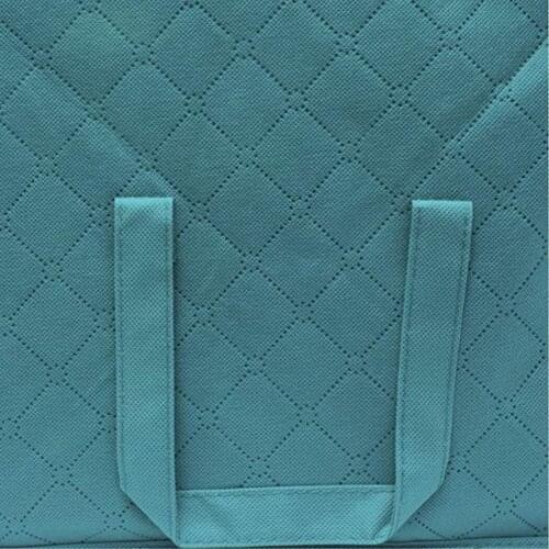 97*33*15 Cm Storage Bag Bag Blue Cloth Container Organizer Saver Shoes