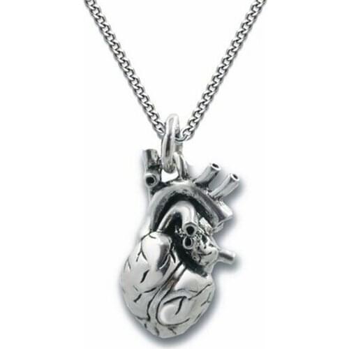 Oddities Anatomical heart-shaped Necklace heart pendant chain jewelry