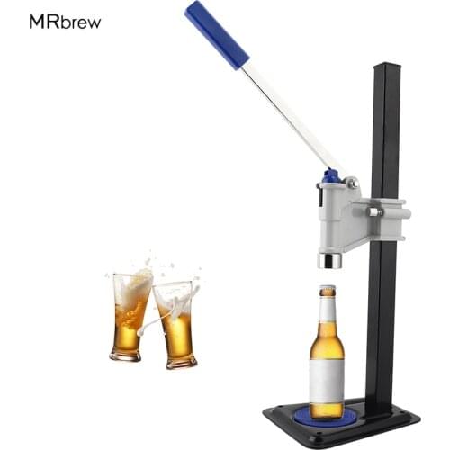 New Beer Bottle Capper Auto Lever Bench Capper Sealer Machine for Homebrew Beer Wine Keg Soda Crown Capping Brewing Tools