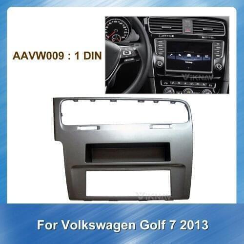 Car Radio Fascia for Volkswagen Golf 7 2013 DVD frame Dash Mount Kit Adapter Trim Facial Panel Frame Dashboard 2 Din