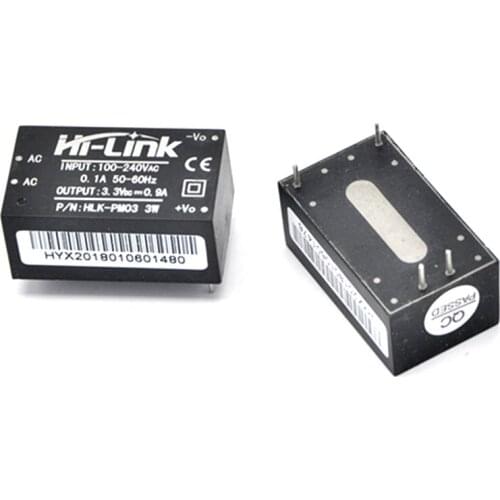 Free shipping new Hi-Link 15pcs/lot ac dc 3.3v 3w power supply module power conventer HLK-PM03