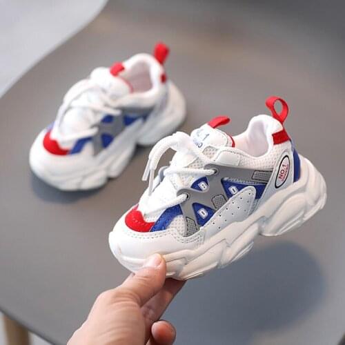 Spring Kids Shoes 2021 Fashion Mesh Casual Children Sneakers For Boys Girls Toddler Baby Breathable Sport Running Shoes