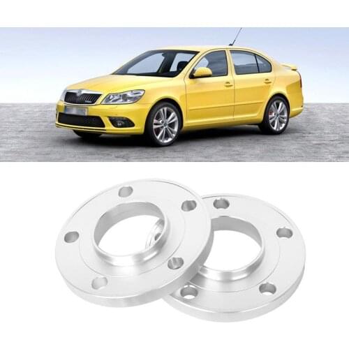 For Skoda Octavia/Superb Auto Wheel Spacer 2PCS 5x112 57.1CB 20mm Thick Centric Wheel Spacers Tire Adapters Rims Flange Hubs