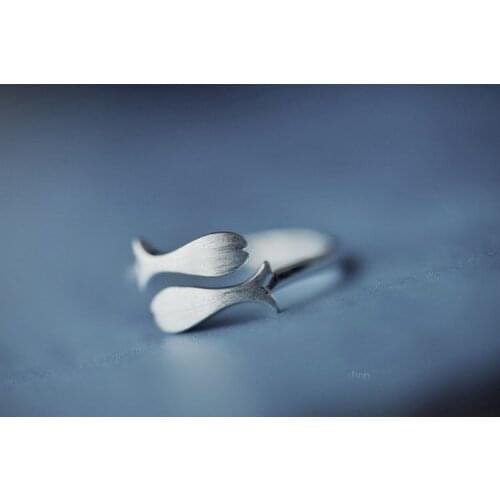 Pisces Ring Zodiac Constellations symbol Ring Horoscope Signs Ring Cute Double Fish Opening Rings for Birthday Gift jewelry