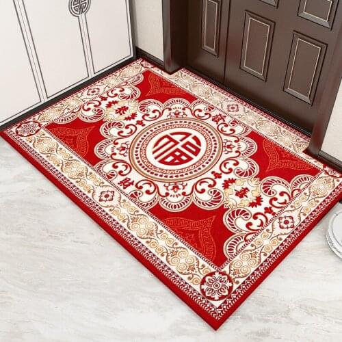 Kitchen Mat Soft Doormat Entrance Balcony Hotel Carpet Bedroom Chinese Style Donier Jacquard Classical Anti-slip Home Knitting