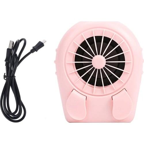 Portable Handsfree Cooling Fan Mini Clip Waist Fan USB Rechargeable Air Cooler