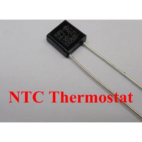 100pcs A5-F 135C 5A 250V degree Thermal Cutoff RH135 Thermal-Links Black Square temperature fuse