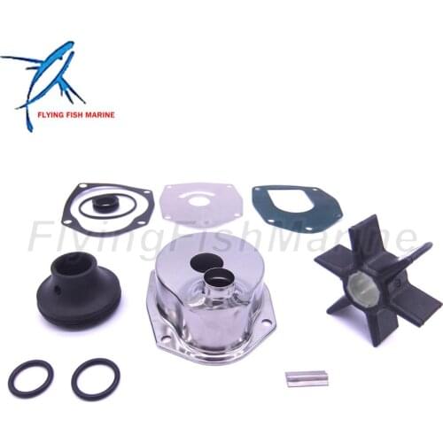 Outboard Engine 817275A5 Water Pump Repair Kit with Housing for Mercury Mariner 3.0L EFI DFI 200HP 225HP 250HP 300HP Boat Motor