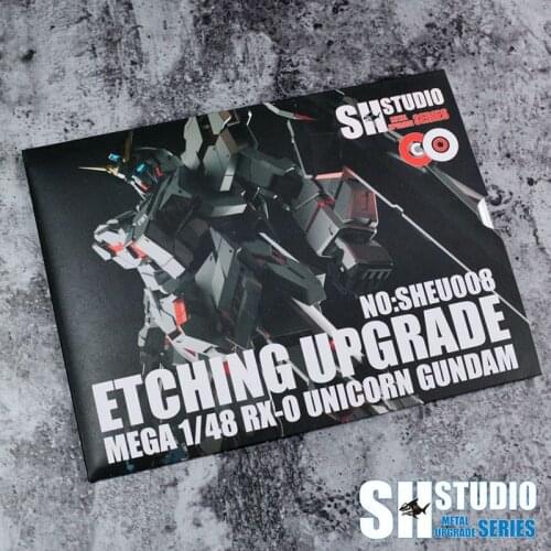 SH STUDIO 1/48 MEGA RX-0 UNICORN GUNDAM Special Metal Etching Sheet Action Figure Model Detail Modification Repair