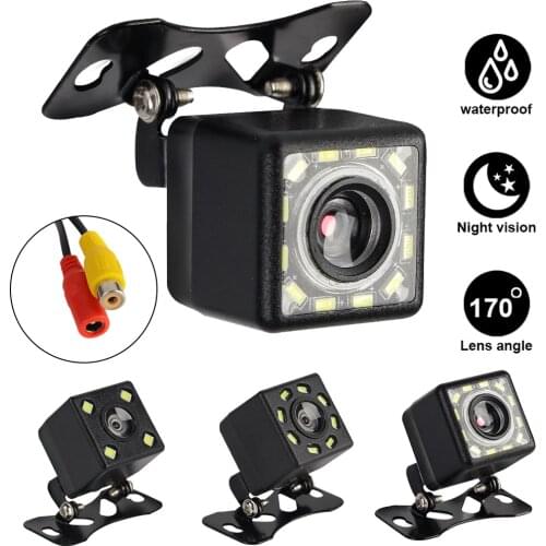 170° Wide Angle Car Rear View Camera Parking Assistance Kit HD Lens Fisheye 1280x720 For Android DVD Player Night Vision