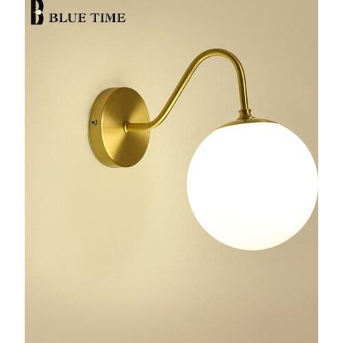 Led Wall Lamp All Copper Wall Light Modern Light for Living room Bedroom Dining room Kitchen Corridor Light Aisle Lamp 110V 220V